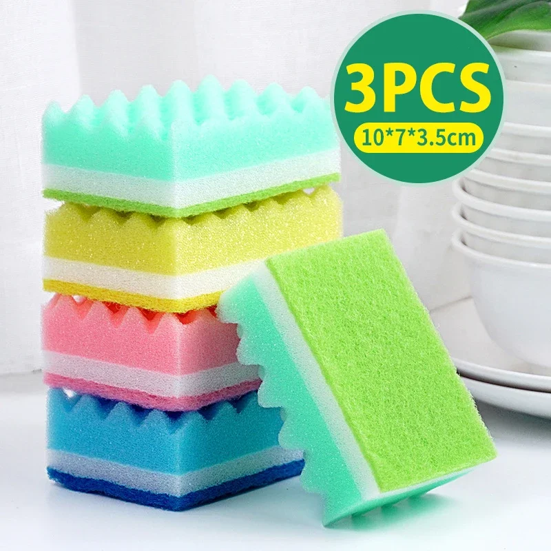 3/5/10/20Pc Wood Pulp Melamine Sponge Eraser For Washing Dishes Double-side Multi-purpose Scouring Pad Useful Things For Kitchen_voghion.com