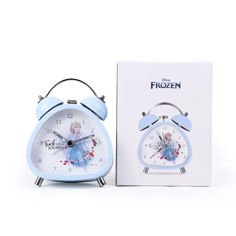 Disney Children Alarm Elsa Mickey Snow White Dormitory Night Light Alarm Clocks