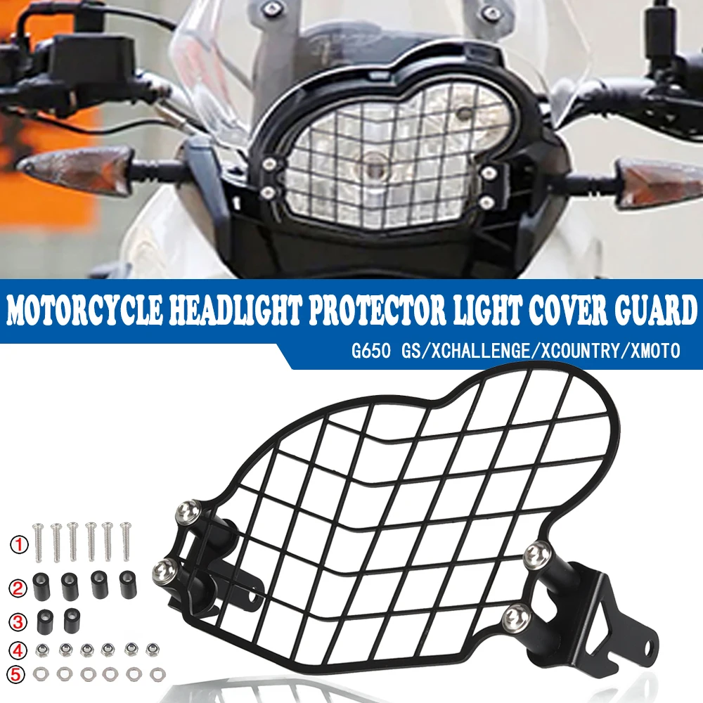 

For BMW G650GS G650 G 650 GS 650GS Sertao/XCHALLENGE/XCOUNTRY/XMOTO Motorcycle Headlight Guard Protector Headlamp Grille Cover