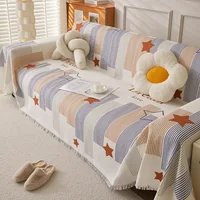 Waffle Sofa Towel Bohemian Sofa Cover Fabric Premium Sofa Mat Four Seasons Universal Sofa Cover Mat Modular Sofa Sofa Cloth 1