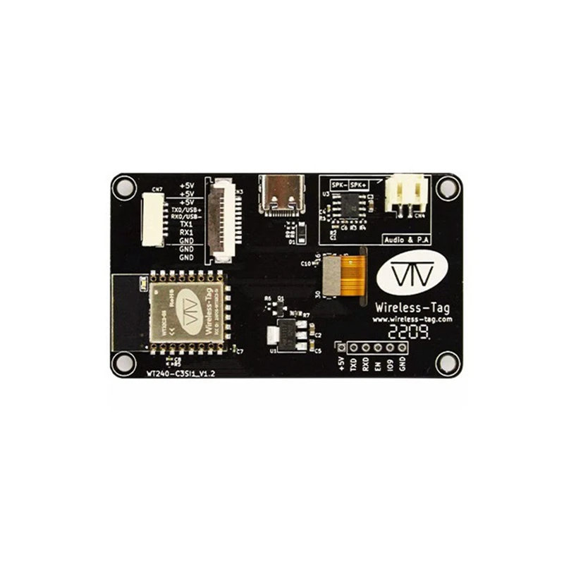 

Serial Screen Module PCB 2.4 Inch Support WIFI Bluetooth IPS Screen Based On ESP32-C3 Development Board ZX240-C3SI1 Module