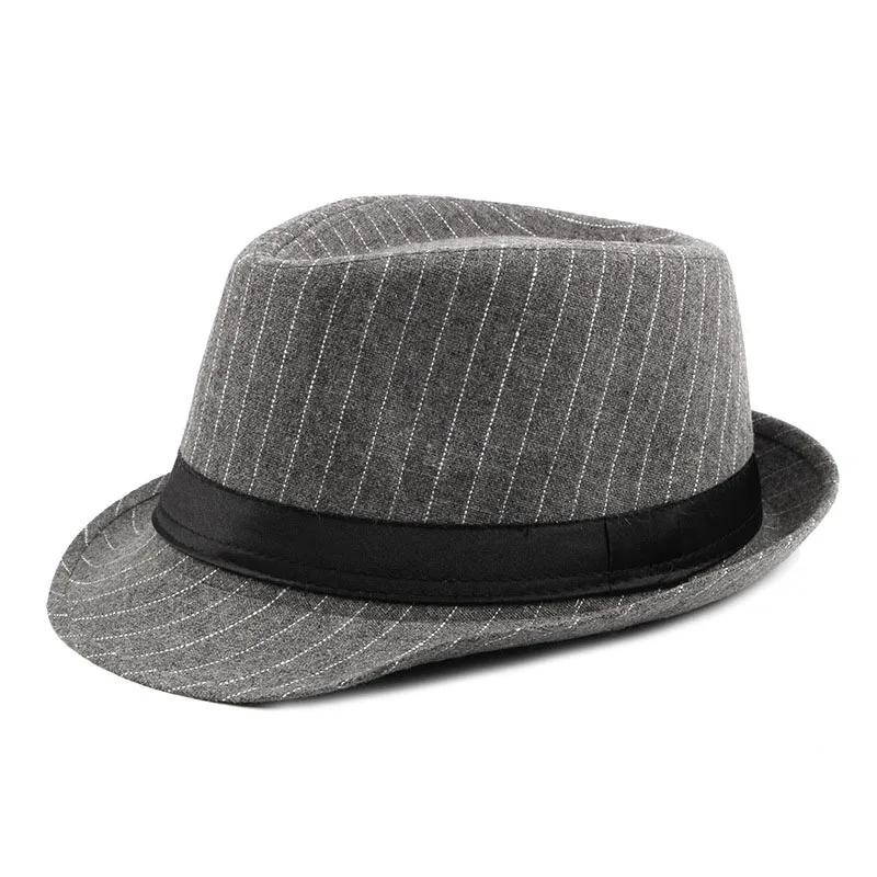 mens straw fedora Men Jazz Hat For Women Fashion Striped British Top Hats Girl Casual Shade Breathable Fedoras Male Versatile Kpop Bucket Caps D49 fedora cap Fedoras