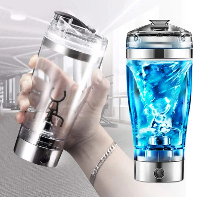 Portable Electric Vortex Protein Shaker Blender Mixer Bottle