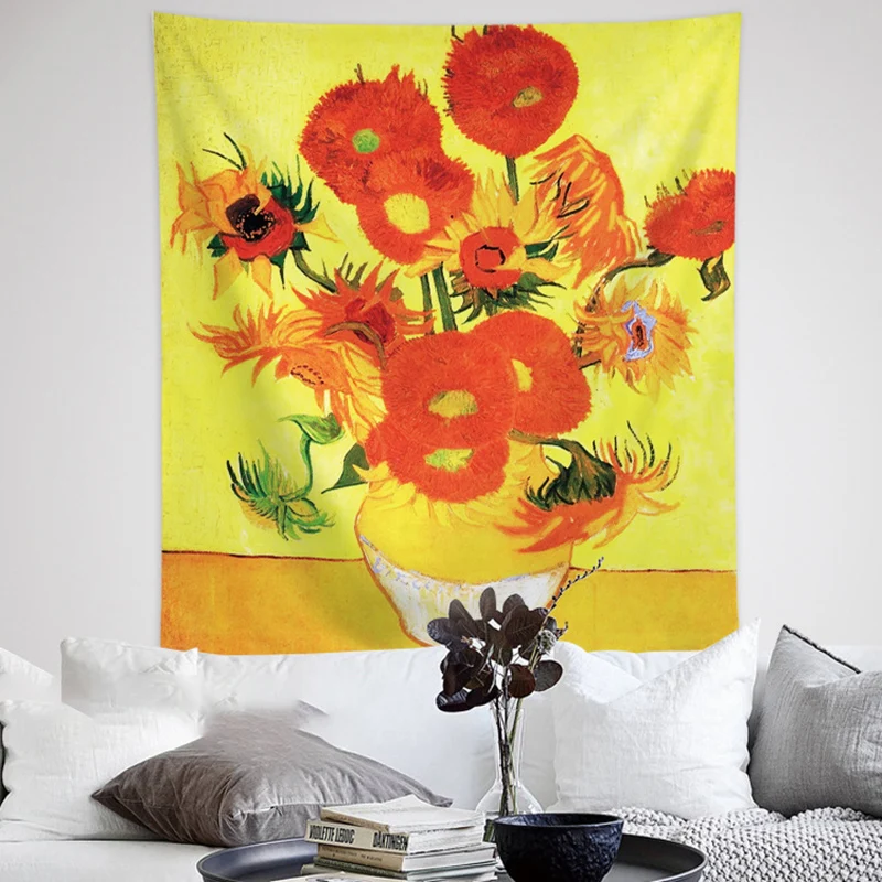 

Гобелен на заказ, картина маслом, украшение для дома, пейзаж, комната, красивый тканевый плакат, ткань, Ins искусство, подвесная сцена, одеяло, гобелен