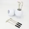 1pc Golf Ball Model Pen Holder, 3 Pcs Golf Ballpoint Pens, Golf Desktop Gift Mini Golf Ball Pen Holder,Souvenir, For Golfer 2