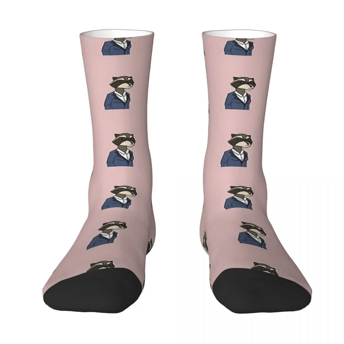 Office Raccoon Adult Socks,Unisex socks,men Socks women Socks