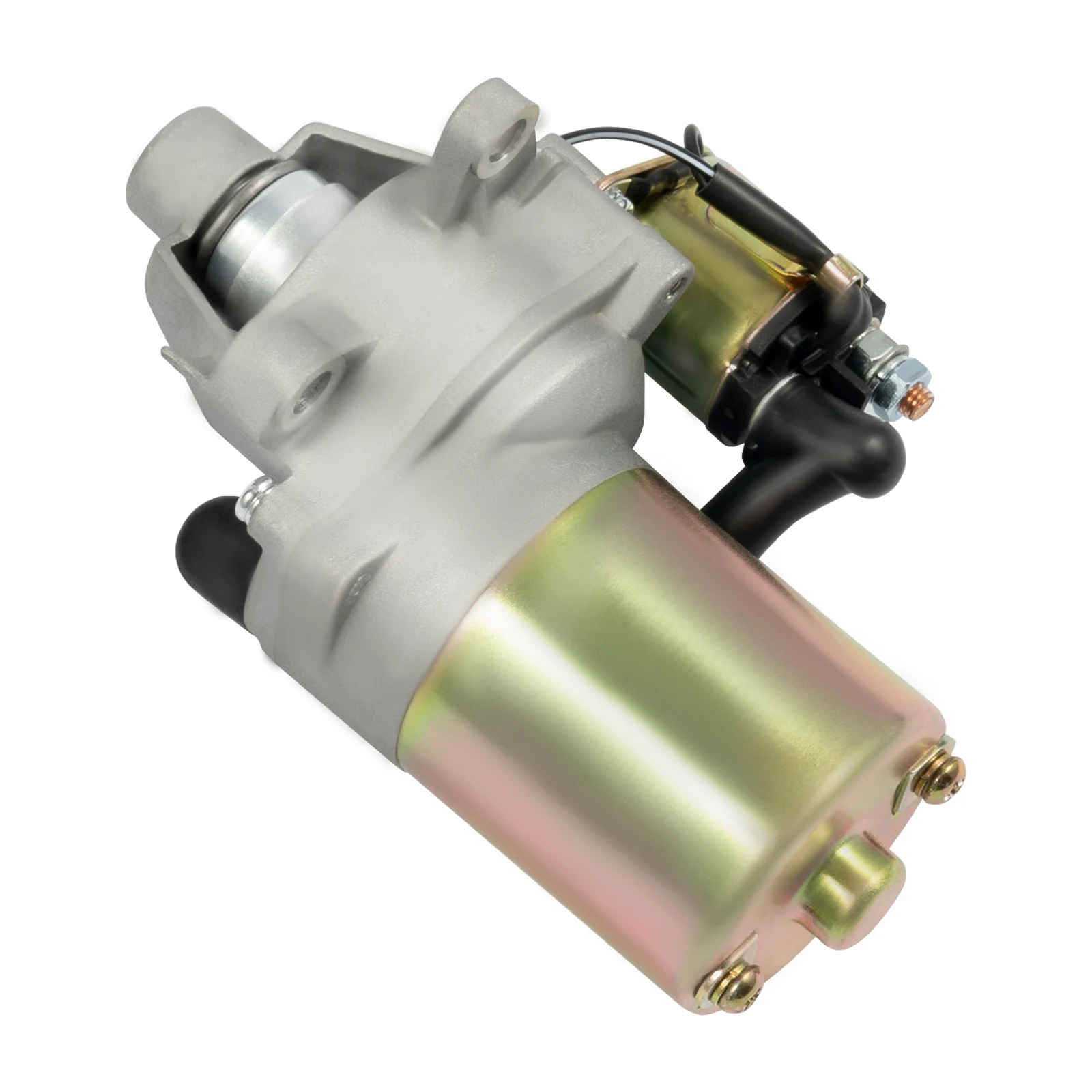 12V Elektrostarter-Kit, Schwungrad-Startermotor-Set mit Schlüsselschalterbox für Honda GX160 5.5HP/GX200 6.5HP Motor – Detail 19