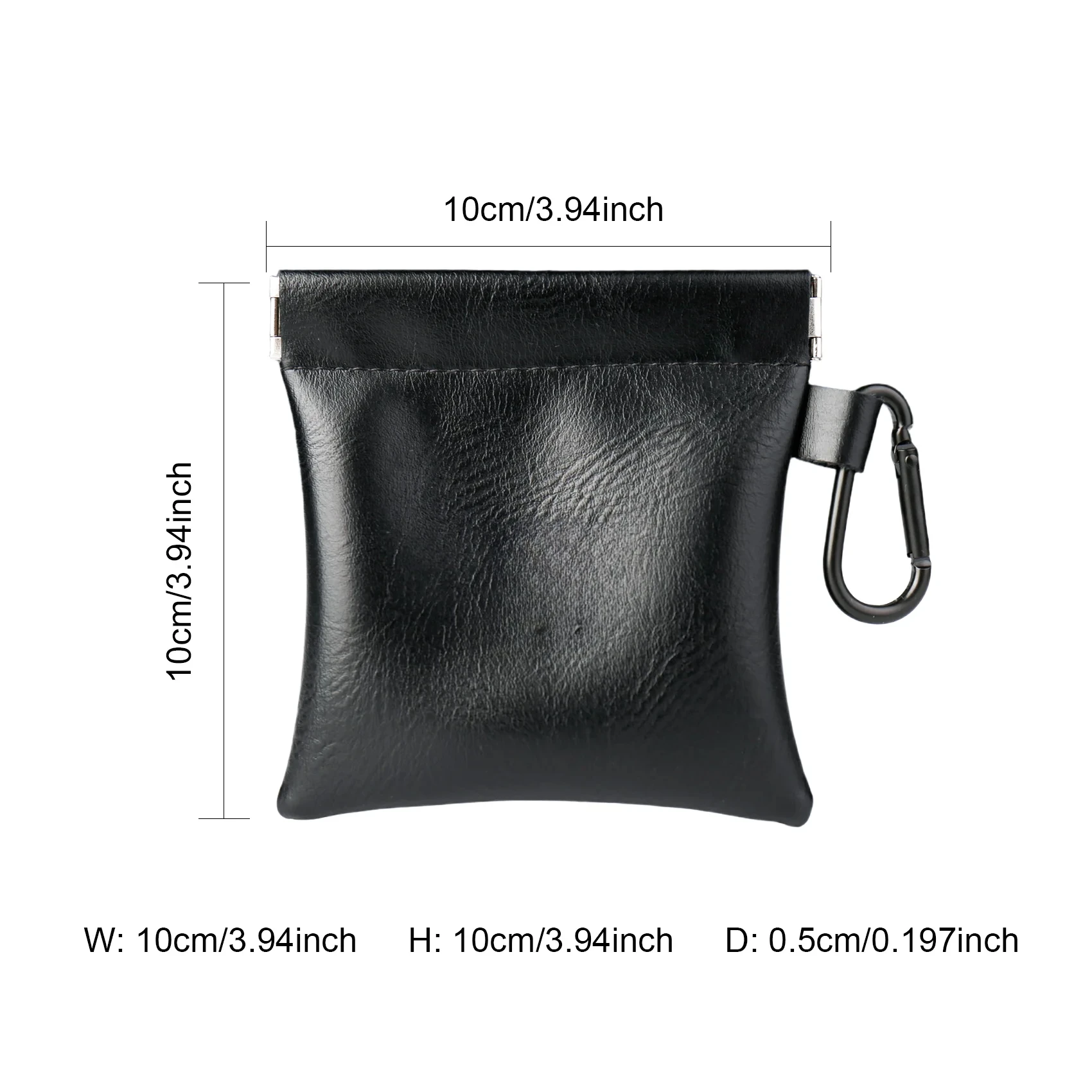Plus Case Earphone Box: Self-Closing Square Portable Storage Bag