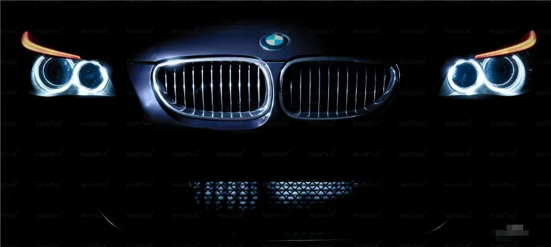 100W Angel Eye DRL light (Daytime Running Lights) for BMW 5 Series E60 E61 LCI Halogen Headlight 2007-2010 - White or Yellow