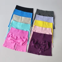 Peach Buttock Lifting Three-point Shorts Summer High Waisted Yoga Shorts Fashionable and Sexy Running Fitness Pants Solid Color - Image 6
