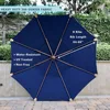 11ft Double Vented Patio Umbrella Replacement Canopy 8 Ribs Durable Olefin - UV Protective and Water Resistant Strong 5