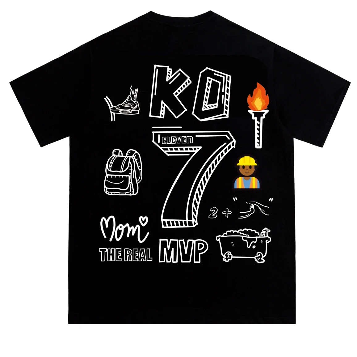 

Большой модный тяжелый популярный мужской принт, модная Свободная Повседневная Американская футболка с коротким рукавом