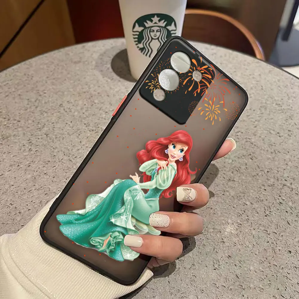 thumbnail image 1 of Funda mate para infinix NOTE 12 G96 11 10 8I 8 7 SMART 4 SPARK 8 8P 5 6 PRO S5 Funda Coque Capa Shell Anime princesa sirena, 1 of 5