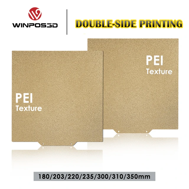 Pey Sheet Double Side Build Plate Texture Pei Smooth Pey For