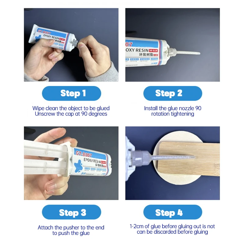 Epoxy Resin Glue 50ML for Wood Metal Ceramic Plastic Repair Home Improvement