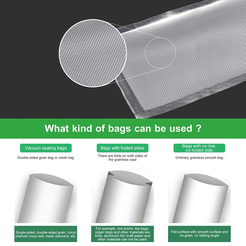 FoodSaver Vacuum Sealer Bags for Airtight Food Storage and Sous Vide, 1  Quart Precut Bags - AliExpress