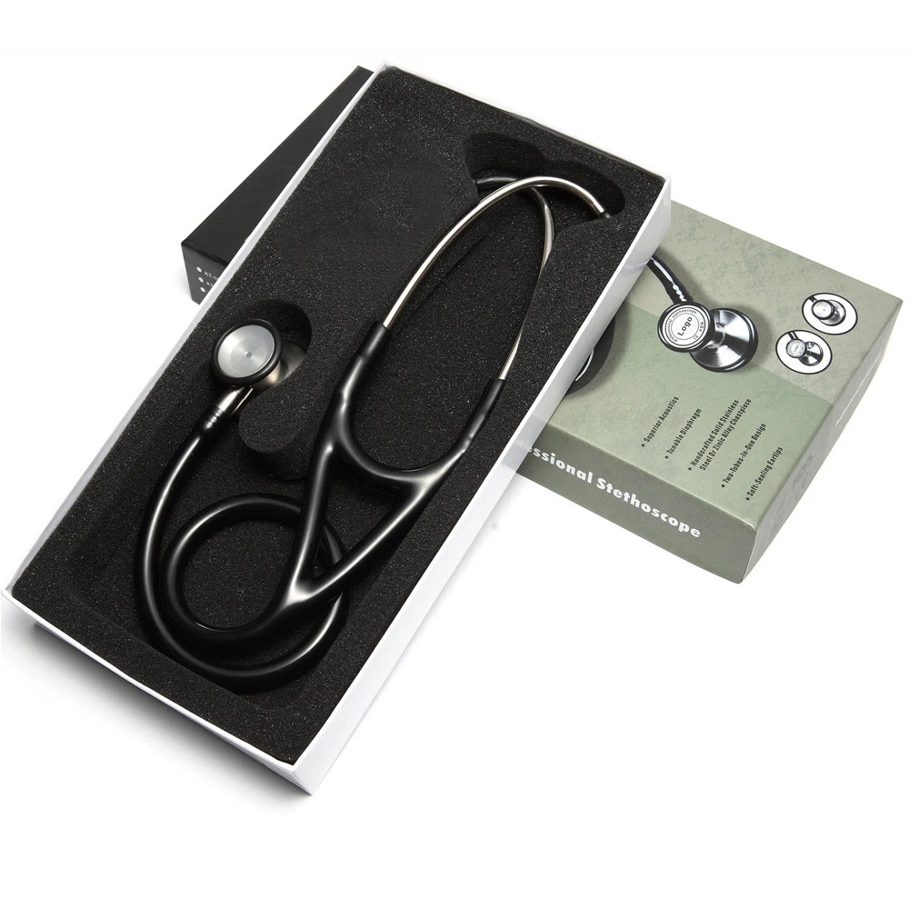AiQUE Stethoscope Medical Dual Head Professional Phonendoscope Accessories Endoscope Heart For Nurse Doctor Student dual head stethoscope medical stethoscope