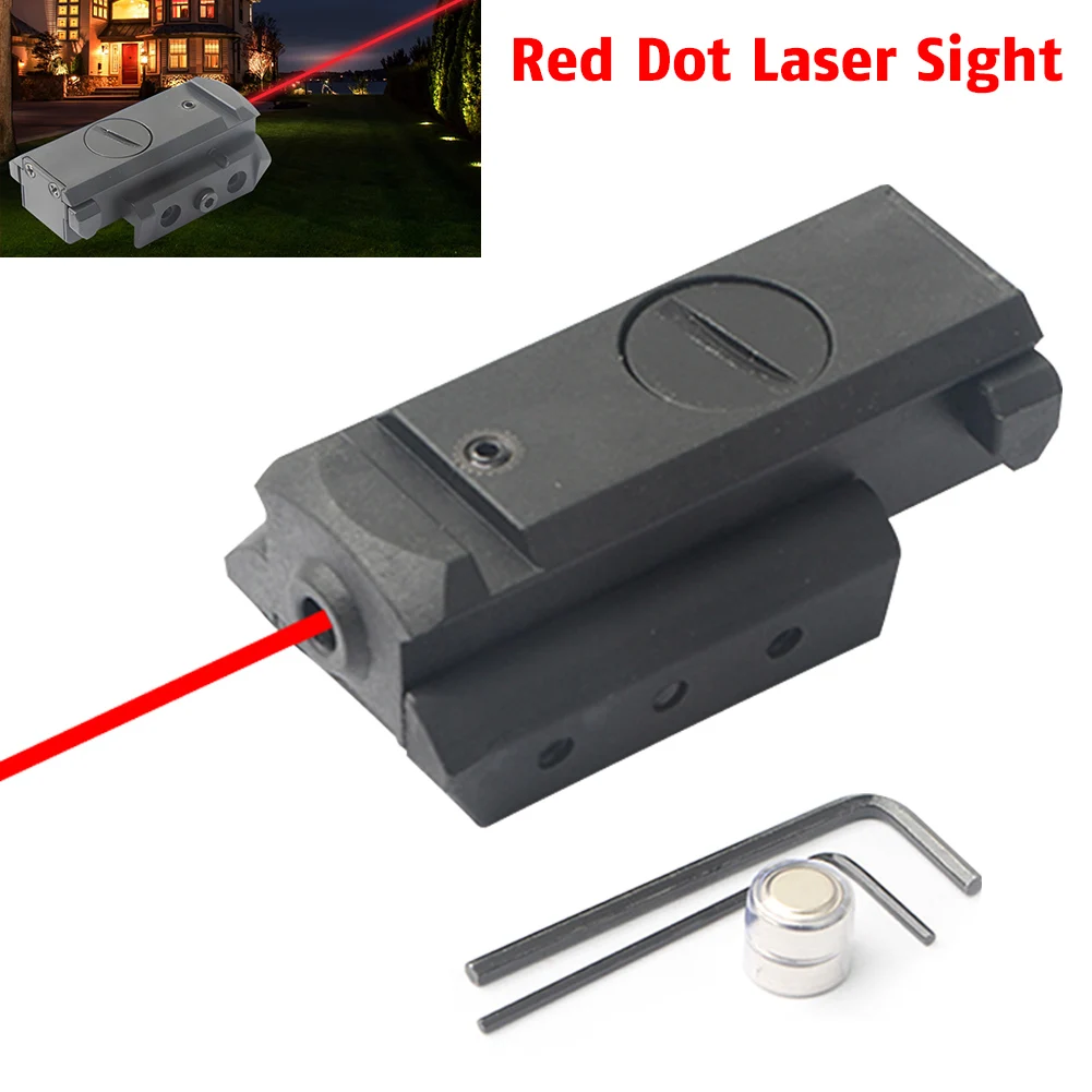 Infrared Laser Sight 1pc Red Dot Laser Sight Tactical 20mm Standard Picatinny Weaver Rail For Pistol Handgun Gun Rifle