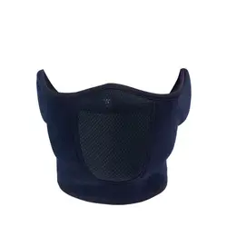Insulated Fleece Winter Neck and Face Warmer (Navy blue)