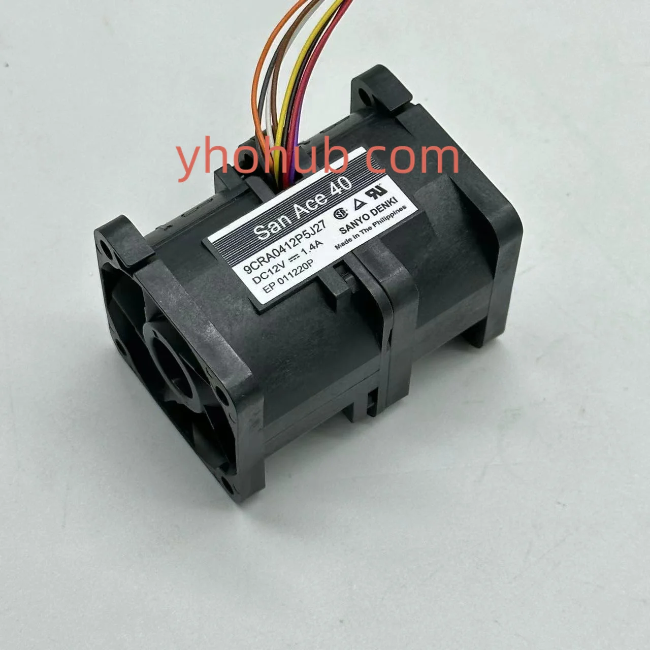 

8-проводной Вентилятор охлаждения сервера Sanyo Denki 9CRA0412P5J27 DC 12V 1.4A 40x40x56mm
