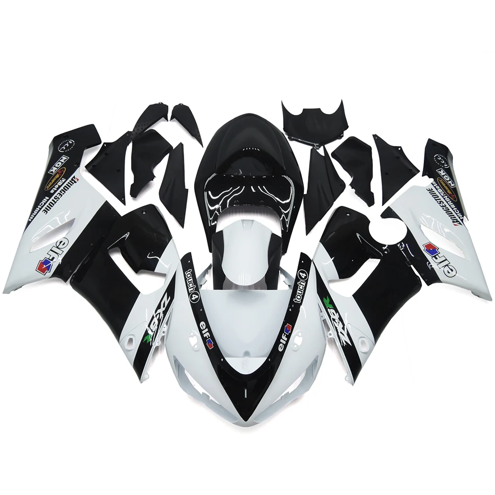 

New ABS Whole Motorcycle Fairings Kits For Kawasaki Ninja 636 ZX6R ZX-6R ZX 6R 2005 2006 Injection Bodywork Accessories Black