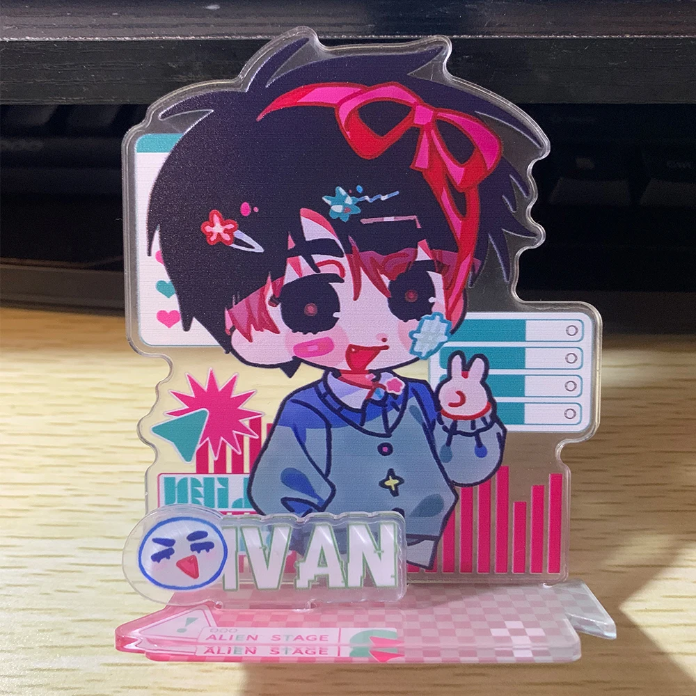 Alien Stage IVAN TILL Acrylic Desktop Stand Model Anime Figure Standing Decor Cosplay Gift Best Friends anime cosplay props anime acrylic stand