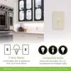 3-Way Ready, Almond Z-Wave Plus Smart Light Switch with QuickFit and SimpleWire, Compatible with Alexa, Google Assistant 5