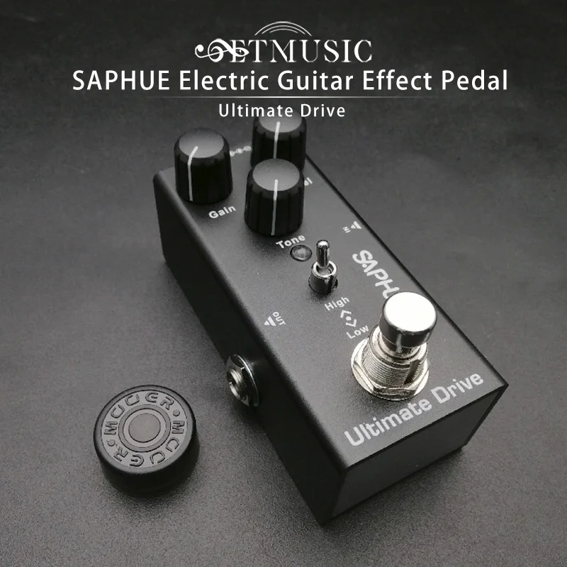Saphue Electric Guitar Distortion Pedal Gain/level/tone Knob High/low Frequency Effect Pedal