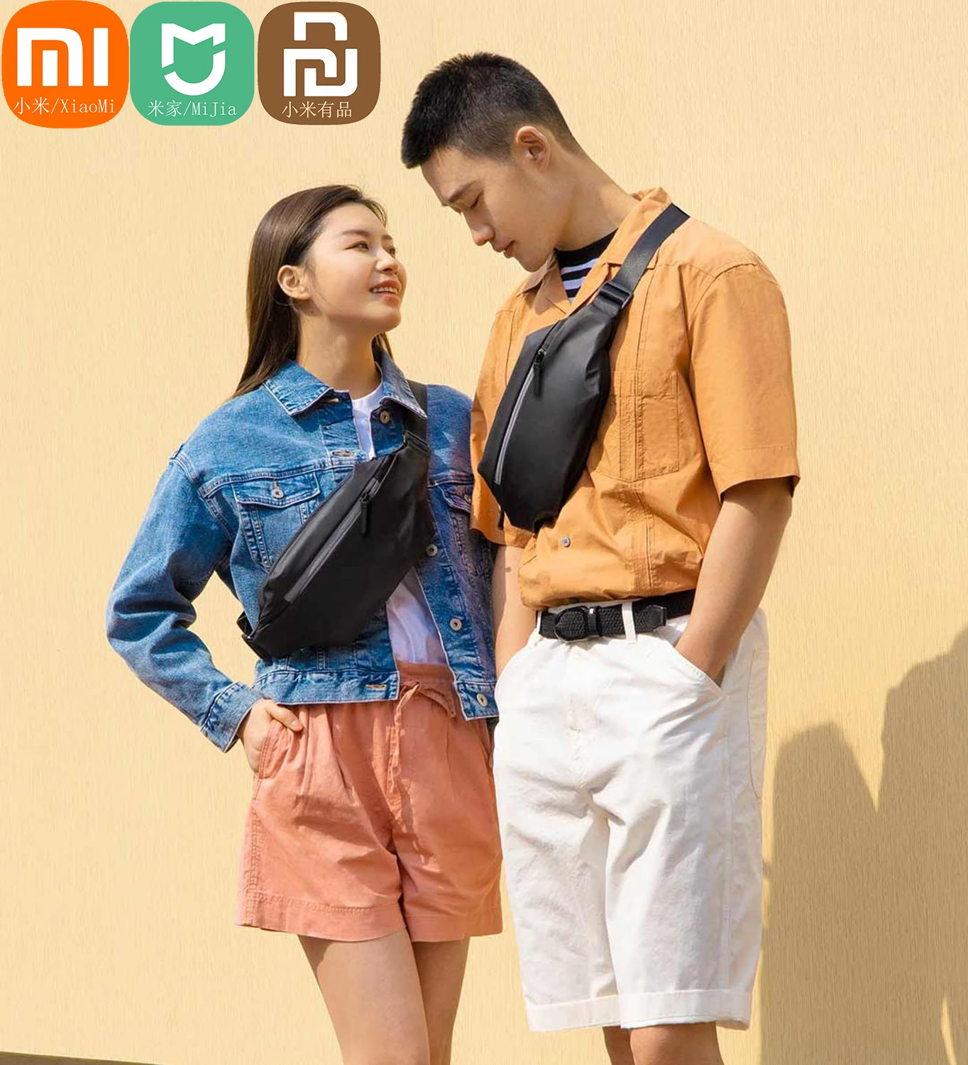 Xiaomi Mijia-mochila urbana de ocio para hombre y mujer, morral Unisex de tamaño pequeño, tipo hombro