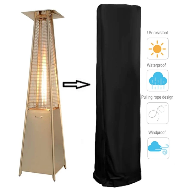 Patio Furniture Cover Abdeckung Outdoor Garden Heater Waterproof Cover Garden Patio Furniture Dustproof Rainproof Heating Cover Heater Dust
