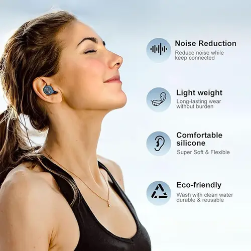 Silicone Ear Plugs Sleeping Earplugs Noise Reduction Waterproof Ear Plug for Swimming Ear Plug Protection Earplugs Set Oordopjes - Image 6