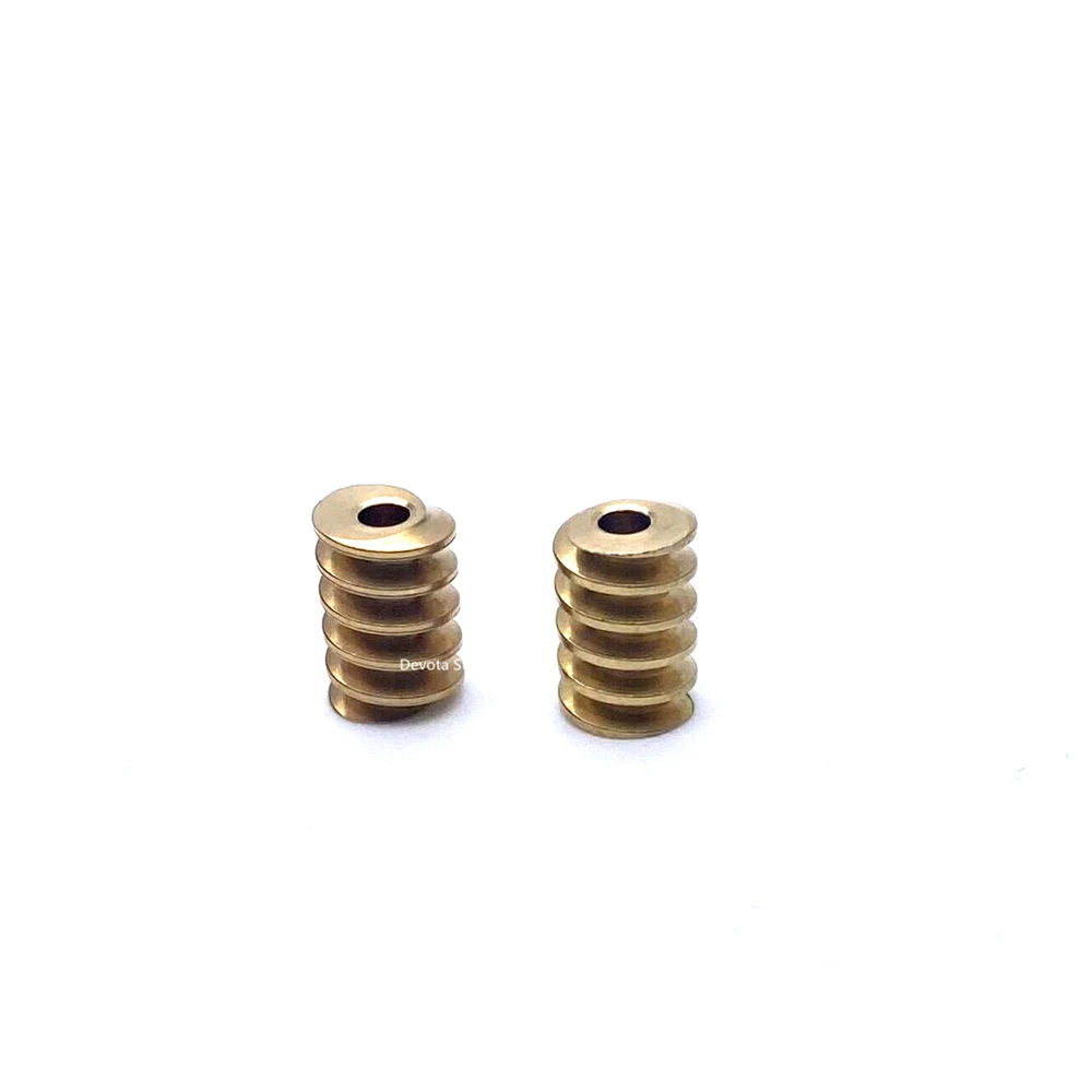 0.5M Copper Worm Self-locking Turbine Motor Accessories For JGY370 5.5*8.0*2.0mm