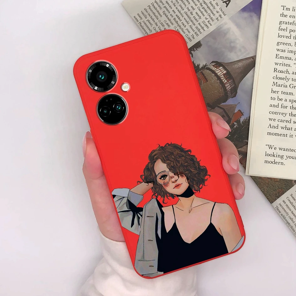 Fashion Sweet Girls Soft Silicone TPU Protective Phone Cover Case