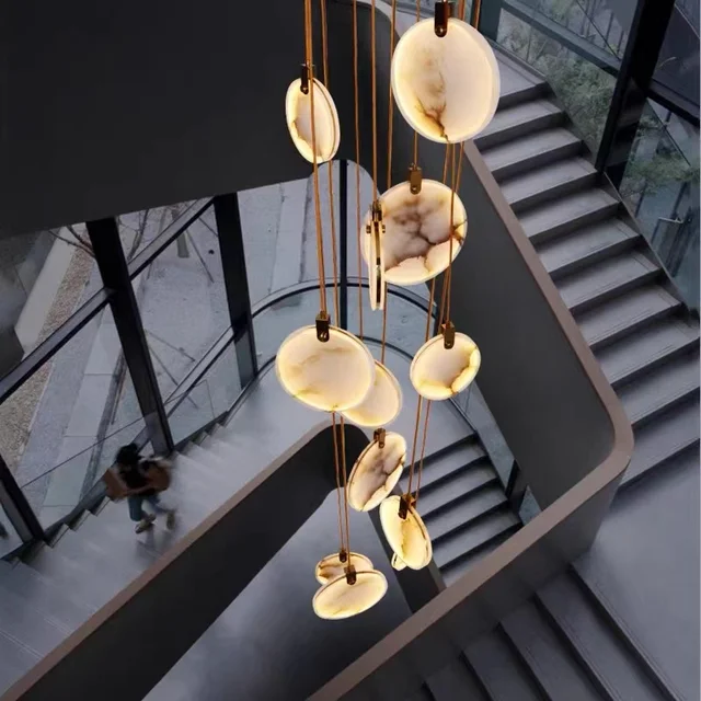 Modern LV Luxury Crystal Hanging LED Chandelier Light-MEGA LIGHTING