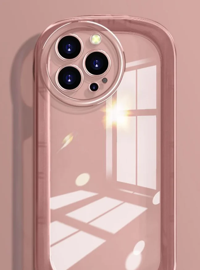 Materiale anti-caduta airbag trasparente adatto per custodia per telefono in silicone morbido da 15 pollici e 14 pollici_voghion.com