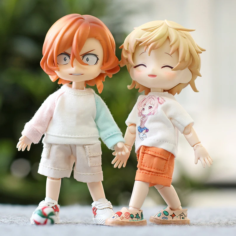 Handgemachte Ob11 Puppe Hosen Kleidung Puppe Gitter Muster Jeans Shorts Puppe Zubehör für Penny, Molly, Obitsu11, Gsc 1/12 Bjd Puppen – Detail 13
