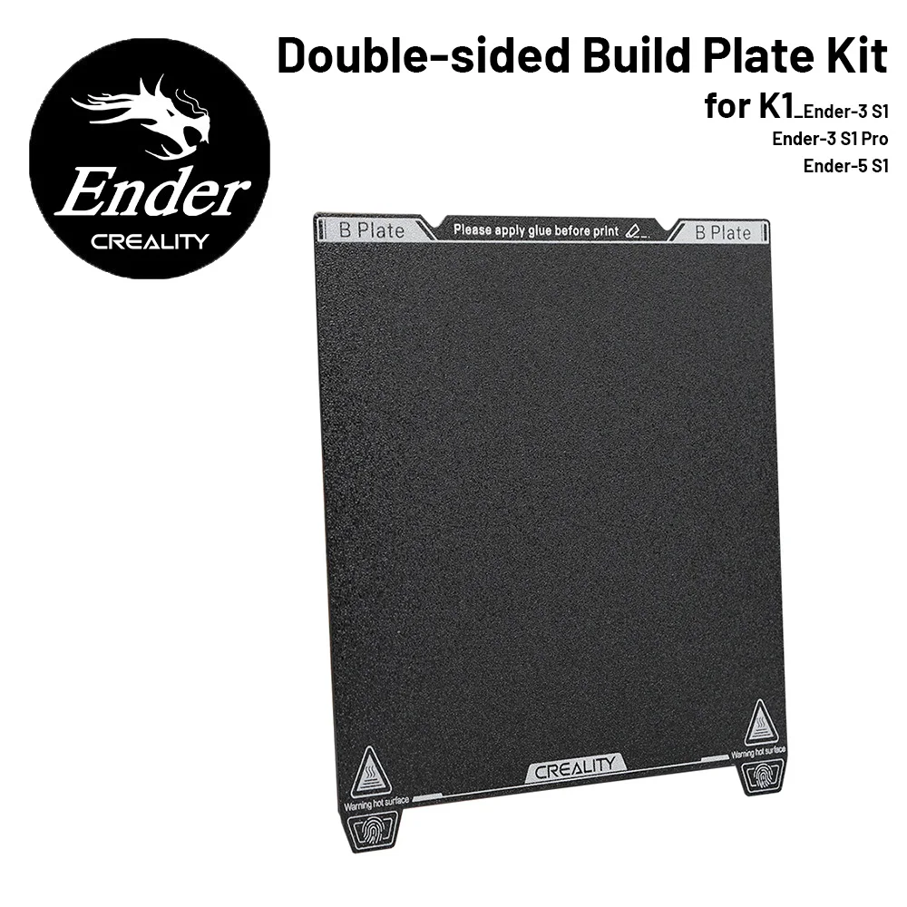 Kit Piastra Di Costruzione Bifacciale Creality 235*235Mm Forte Adesione Eccellente Planarità Per Ender-3 S1_Ender-3 S1 Pro_Ender-5 S1