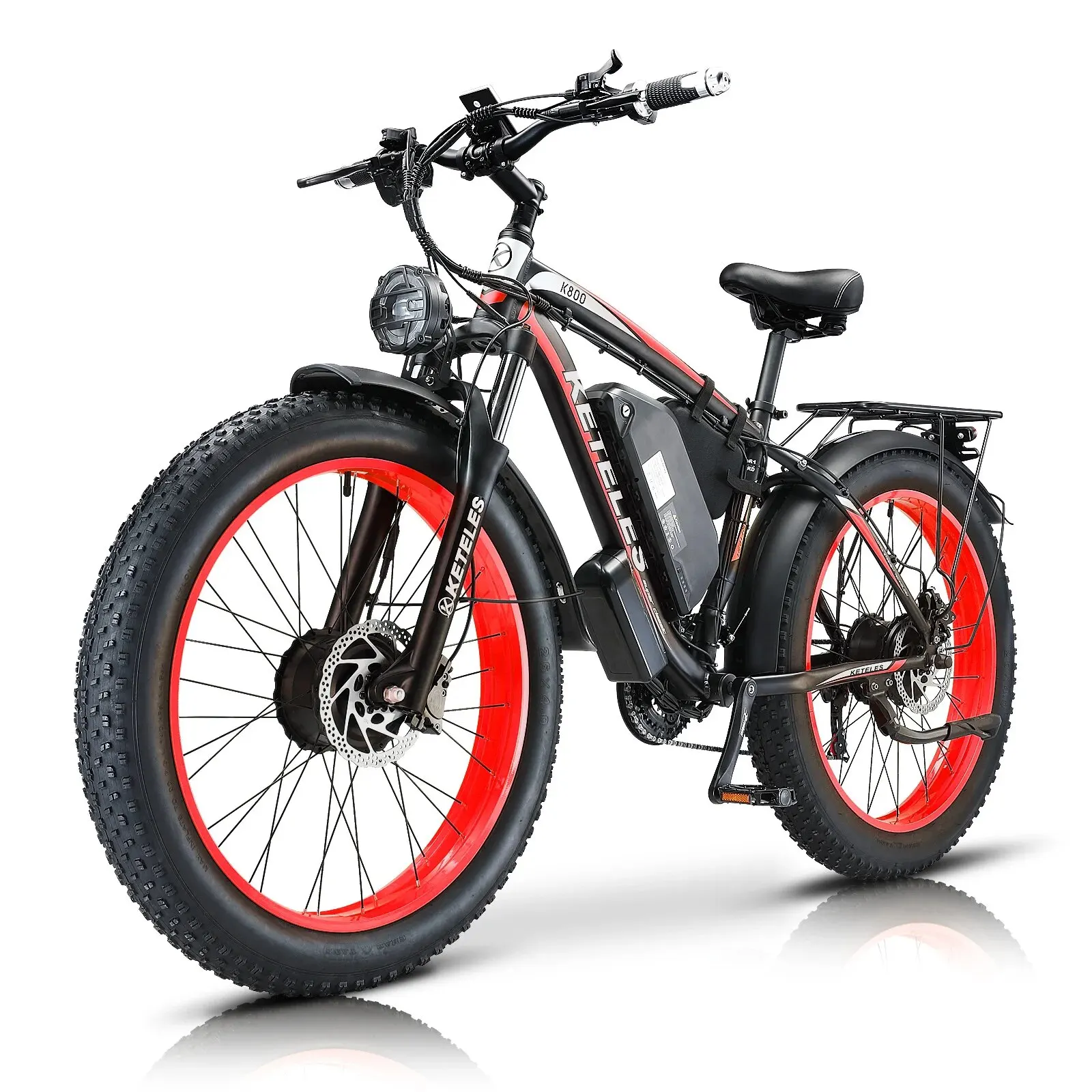 

2024 K800 Motor E-Bike 48V 23AH Lithium Battery Fat Tire Bike for Man Woman Fat Ebike