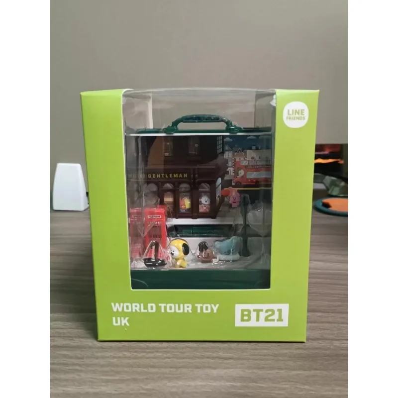 BT21 World Tour Miniature Scene Exquisite Suitcase Box Anime