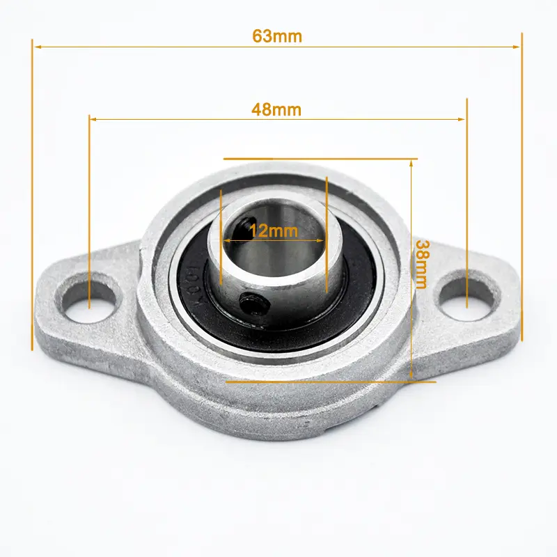 2pcs Pillow Block Bearing KP08 KP000 KP001 KP002 KP003 KFL 08 000 001 002 003 004 8mm 10mm 12mm 15mm 17mm 20mm Mounted Bearings image 17