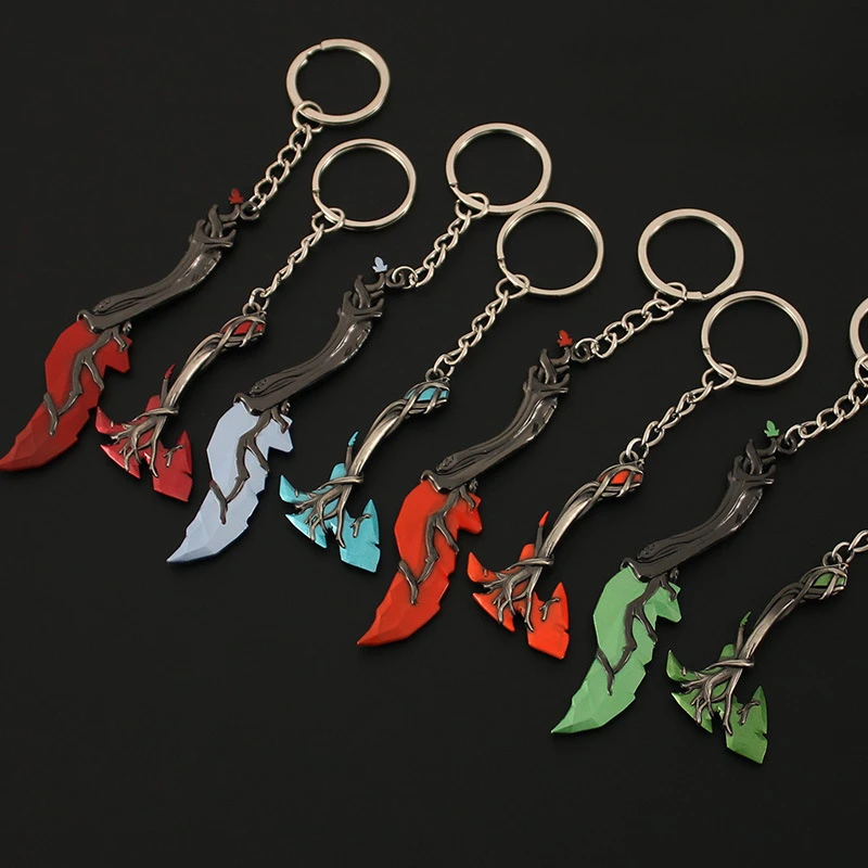 thumbnail image 1 of Juego de llaveros de la serie Valorant Gaias Vengeance, modelo de metal periférico de juego Vandal, accesorios colgantes, llaveros, regalos, juguetes para niños, 1 of 4