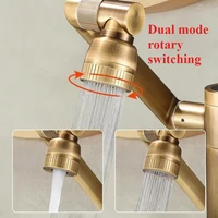 โบราณก๊อกน้ําห้องน้ําอัจฉริยะดิจิตอลจอแสดงผล LED ก๊อกน้ําอ่างล้างหน้าร้อนและเย็นห้องน้ําทองเหลืองอ่างล้างหน้า Vanity ก๊อกน้ํา 2