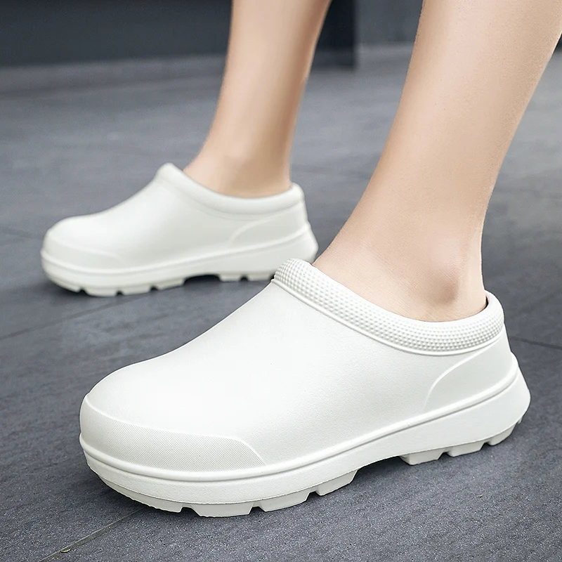 Chef Shoes Men Women EVA Non-slip Waterproof Oil-proof Comfortable Workers Outdoor Safety