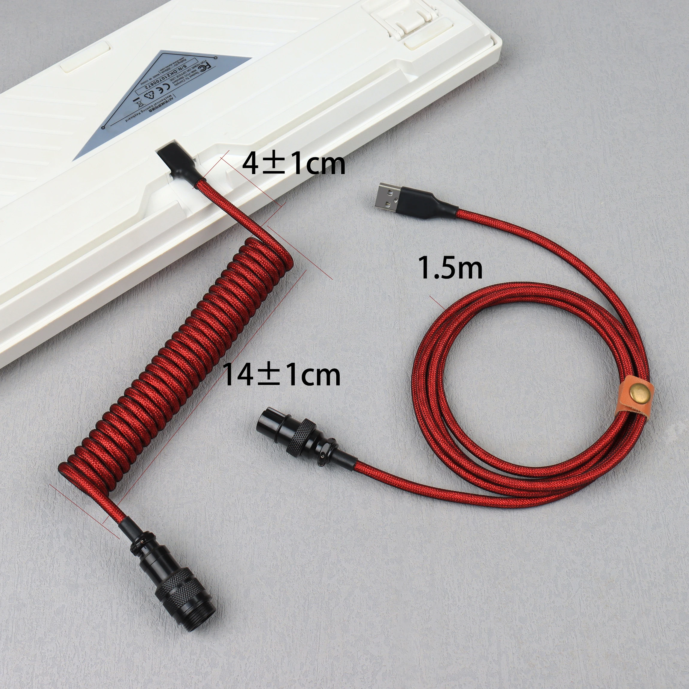 Cabo Espiral, PC Desk Acessórios, Conector para PC