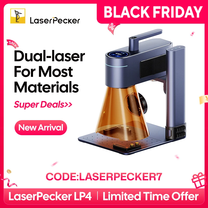 LASERPECKER 4 LP4 レーザー彫刻機すべての材料用デュアルライト