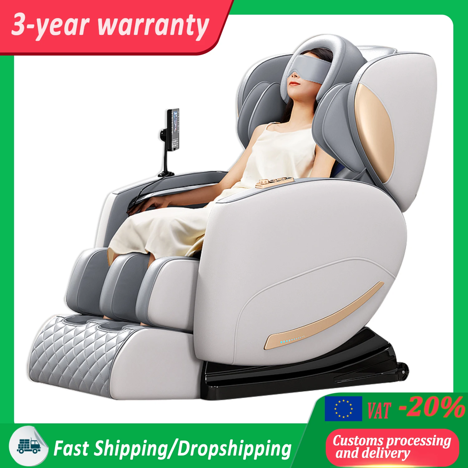 

massage chair 4D Zero Gravity Full Body Smart Electric Recliner Back Relaxing Rocking Massage Chair Three Year Warranty sofa