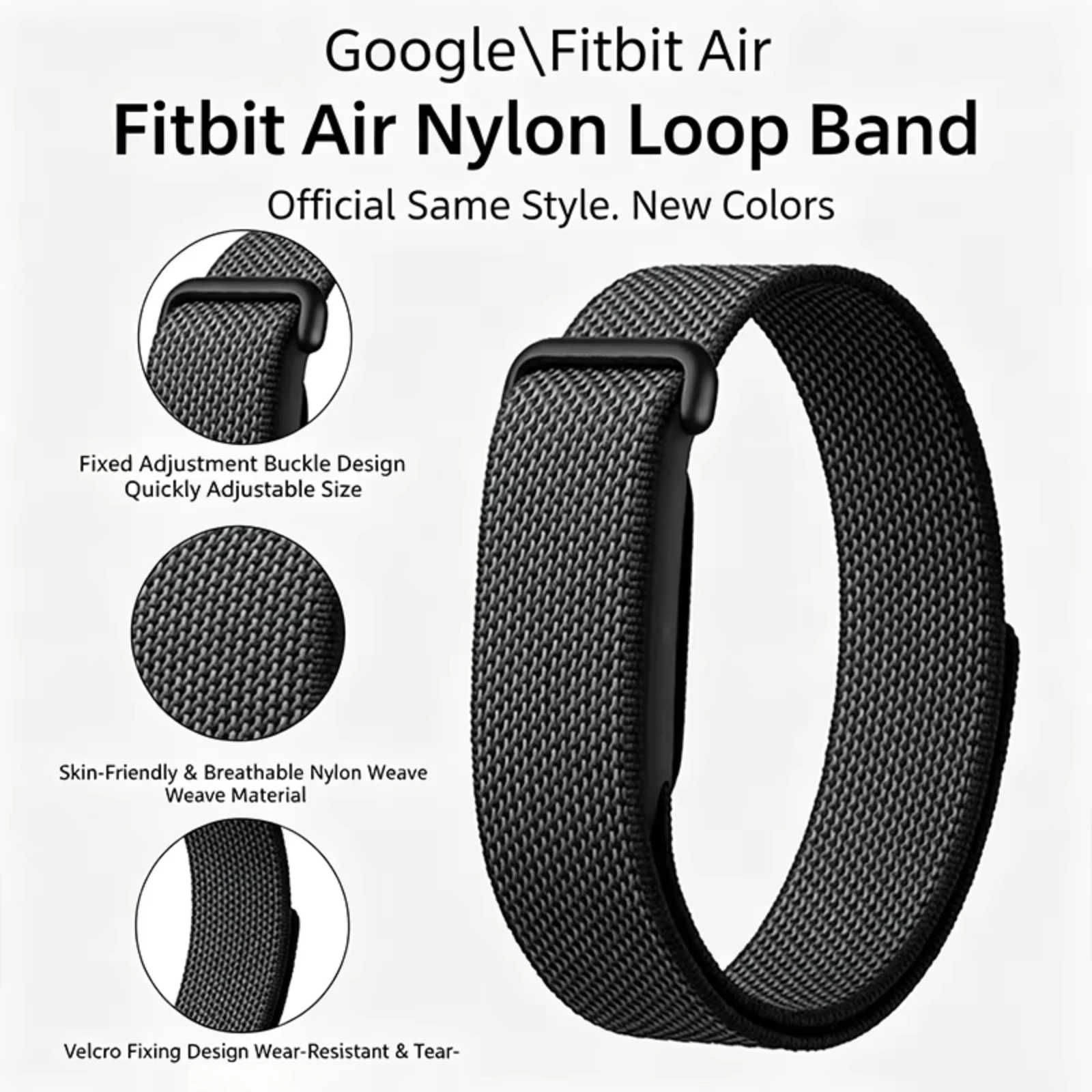 Breathable Nylon Braided Sport Watch Strap Bracelet