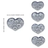 4 Pieces Manicure Silicone Mold Reusable Valentine's Day Versatile And Gentle Love Rose Party Nail Decoration Nail Salon 2