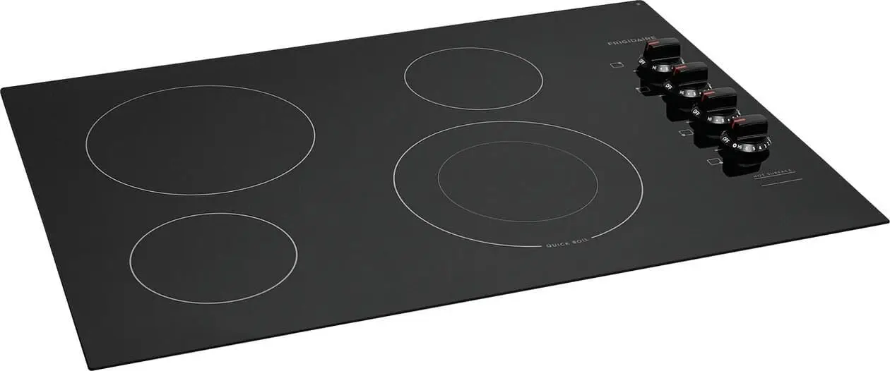 FFEC3025UB 30 Inch Electric Smoothtop Style Cooktop with 4 Elements in Black 4