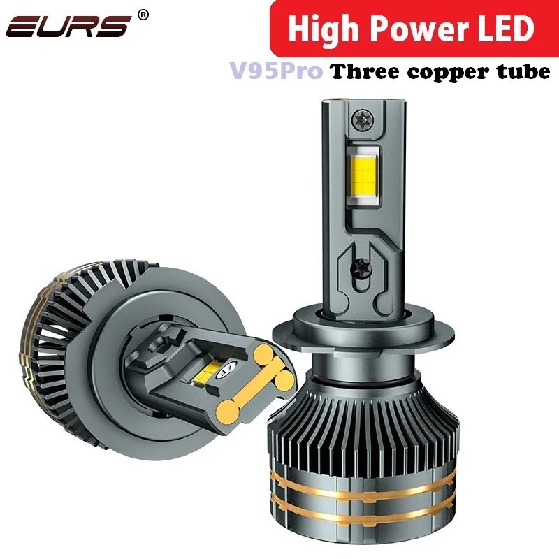 

EURS H7 H4 LED Lights Canbus Car Headlight HB4 H11 H9 H8 H1 9012 HB3 9005 9006 Auto Headlamp Bulb 20000LM 6000K Fog Lamp 12V 24V